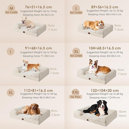 EHEYCIGA Orthopedic Dog Bed for Medium Dogs, Waterproof Memory Foam Medium Dog - Image 5