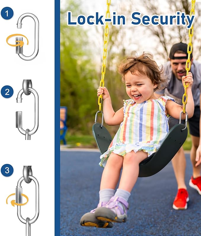 little dove 2 Pack Heavy Duty Swing Seats - Image 5