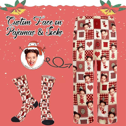 Custom Pajamas Pants with Photo - Image 2