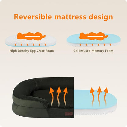 Dwanton Orthopedic Dog Bed for Medium Dogs - Image 3