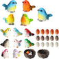 Jetec 30 Pieces Garden Accessories Bird Decorative Figurines Miniature Bird by Jetec