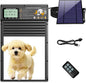Dog Door, Solar & USB Rechargeable Pet Door, Timer & Light Sensor Modes Doggy by DGRTDZ
