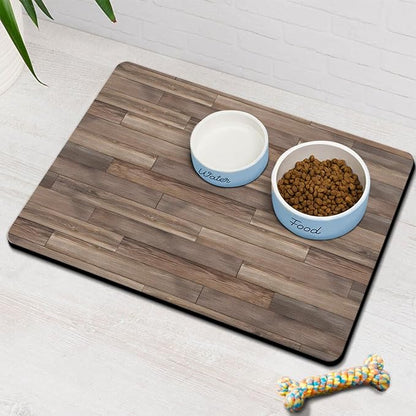 Pet Feeding Mat for Floors Waterproof Dog Mat for Food and Water Absorbent - Image 8