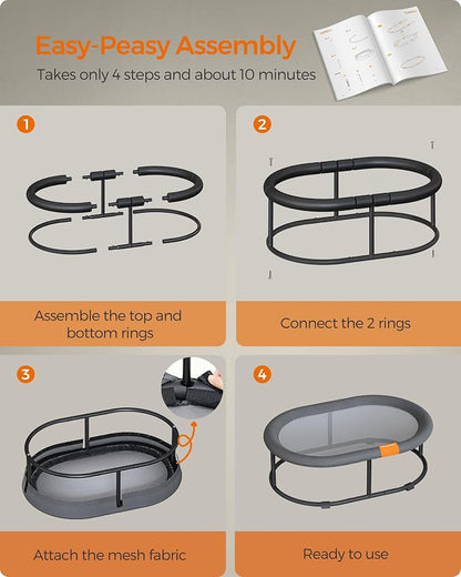 Feandrea Pet Bed, Cat Hammock, Elevated Cat Bed - Image 7