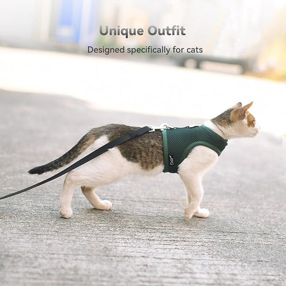 Kitty Harness and Leash for Walking Escape Proof Breathable Mesh Fabric - Image 7