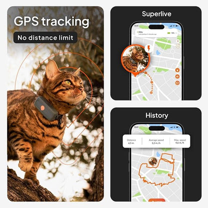 Weenect Cat XS - GPS Tracker for Cats | Real-time GPS Tracking | Smallest Model - Image 2