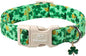 St. Patrick's Day Dog Collar for Medium Dogs by Babolepet