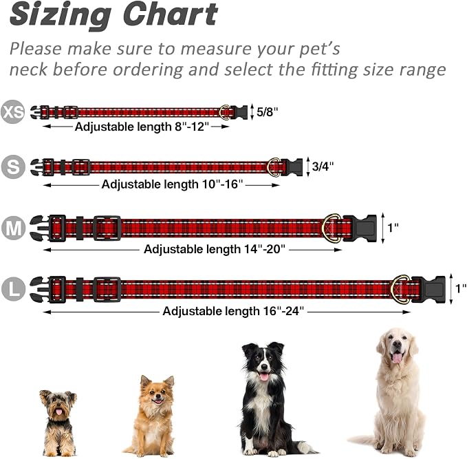 Reflective Dog Collar for Extra Small Dogs, Cute Boho Adjustable Heavy-Duty - Image 7