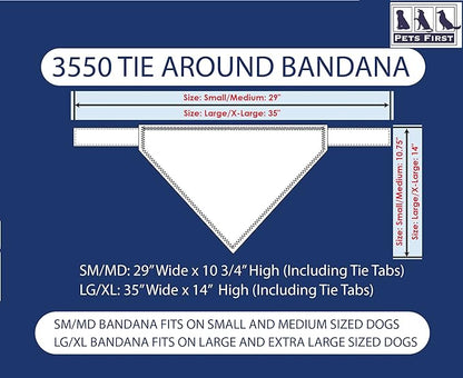 NFL Seattle Seahawks TIE Bandana, Large/X-Large. Dog Bandana Scarf Bib - Image 2