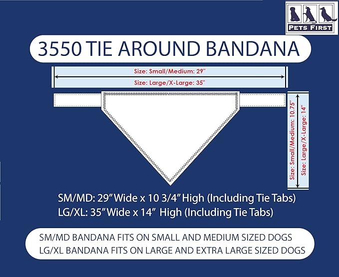 Pets First MLB Houston Astros TIE Bandana, Large/X-Large. Dog Bandana Scarf Bib - Image 3