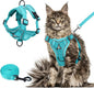 Wanheart Summer cat Chest Harness and Leash, Anti-Escape Adjustable Soft mesh by Unknown