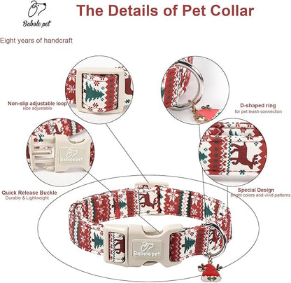 Christmas Dog Collar for Medium Dogs - Image 4