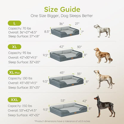 Extra Large Dog Bed, Orthopedic XL Dog Bed - Image 7