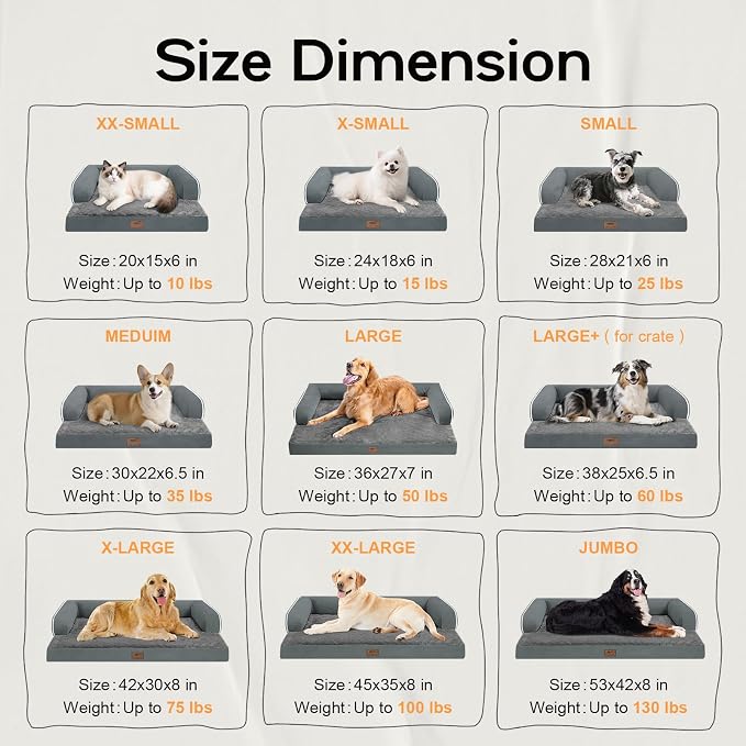 Dog Bed Medium Size Dog-Orthopedic Waterproof Bed - Image 2