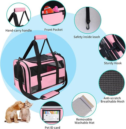 Cat Carrier Pet Carrier Airline Approved - Image 5