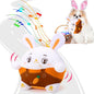 BABORUI Interactive Dog Toys Bunny, Jumping Squeaky Easter Dog Toys by BABORUI