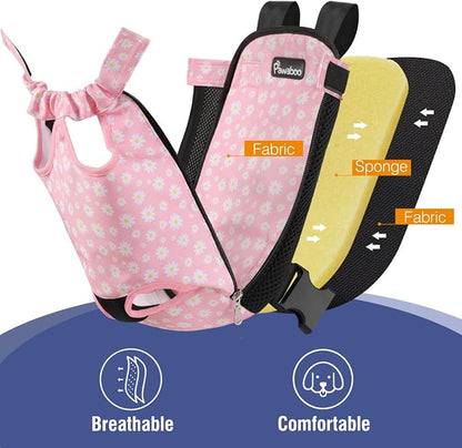 Pawaboo Pet Carrier Backpack, Adjustable Pet Front Cat Dog Carrier Backpack - Image 5