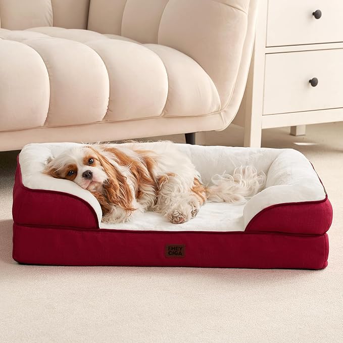 EHEYCIGA Orthopedic Dog Beds for Large Dogs, Waterproof Memory Foam Large Dog - Image 8