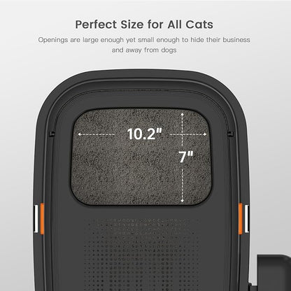 Enclosed Stainless Steel Cat Litter Box - Image 5
