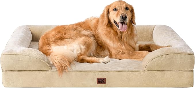 EHEYCIGA Orthopedic Dog Beds for Extra Large Dogs, Waterproof Memory Foam XL by EHEYCIGA