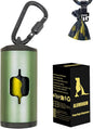 Metal Dog Poop Bag Holder w/Leash Clip|Durable Scratch-Resistant Aluminum|15 by SHAOUMAN