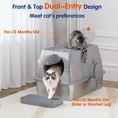 Stainless Steel Litter Box - Image 3