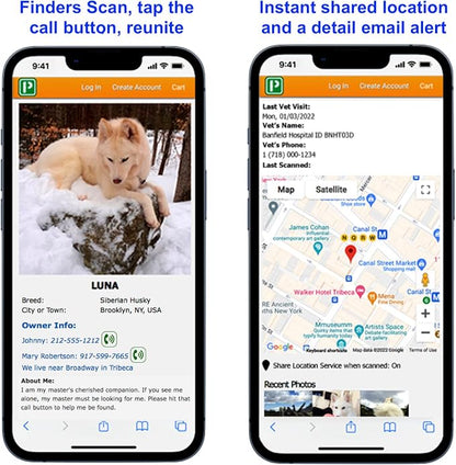 Pet Dwelling QR Pet Tag – Easy Scan Instant Location Alerts, Online Pet Profile - Image 5