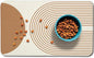 Dog Food Mats for Floors Waterproof, Cat Water Bowl Mats Pet Feeding Absorbent by Zoeeya