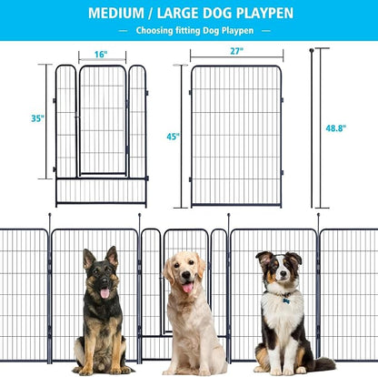 Dog Playpen, Portable Outdoor Dog Fence, Dog Playpen - Image 2