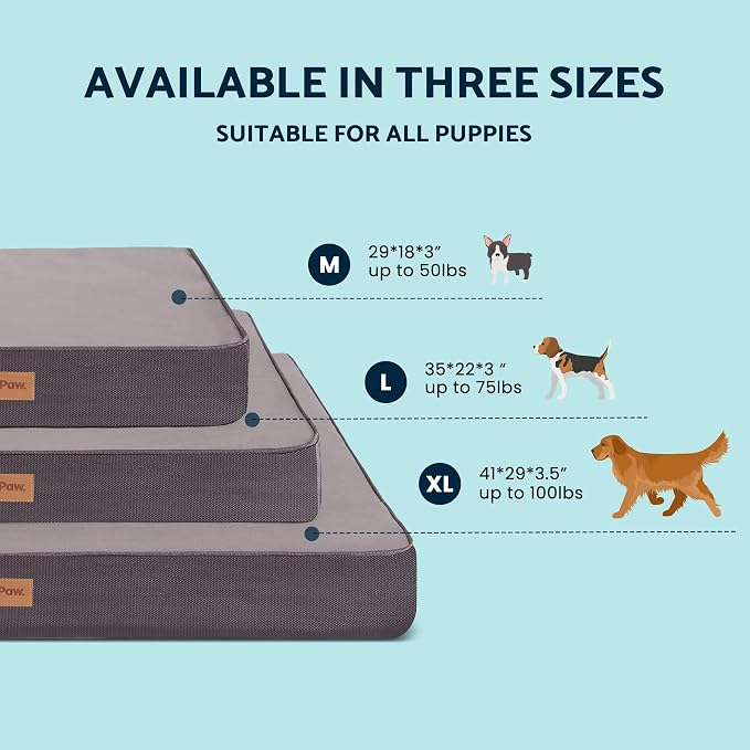 Large Cooling Dog Bed, Waterproof Pet Bed - Image 2