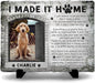Personalized Polychromatic Rock Plaque: 'I Made It Home' by KILYHOME