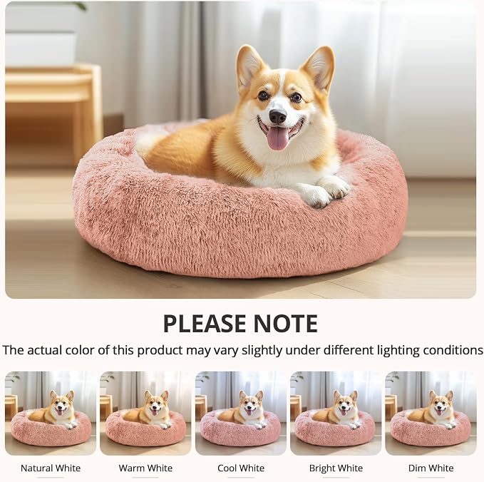 JOLLYVOGUE Calming Small Dog & Cat Bed - Image 8