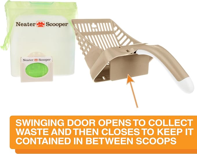 Neater Pet Brands Neater Scooper Standard Cat Litter Scoop, 15 Refill Bags – - Image 3