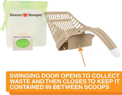 Neater Pet Brands Neater Scooper Standard Cat Litter Scoop, 15 Refill Bags – - Image 3