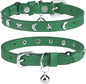 Leather Cat Collars for Boy Girl Cats by DILLYBUD