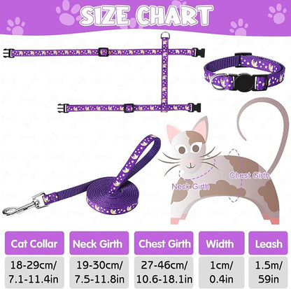 2 Pack Cat Harness and Leash - Image 2