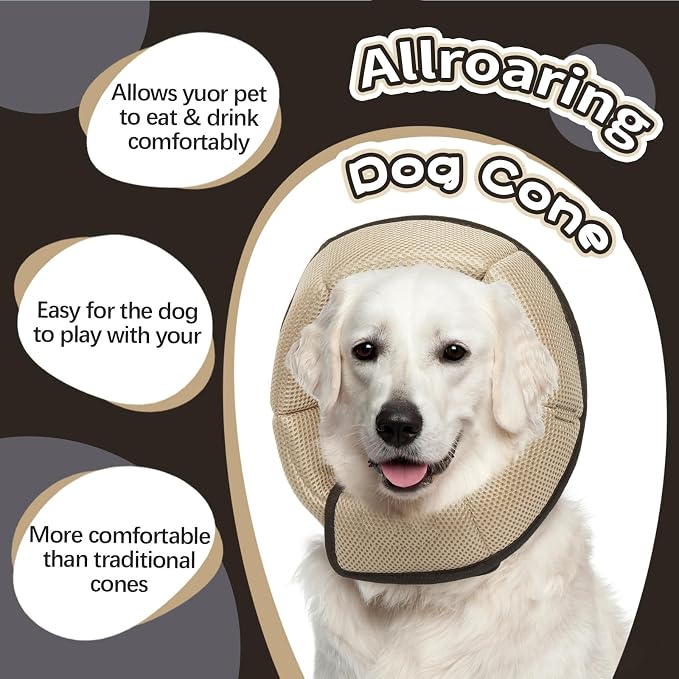 Dog Cone for Large Dogs After Surgery, Soft Dog Cone Collar for Dogs to Stop - Image 5