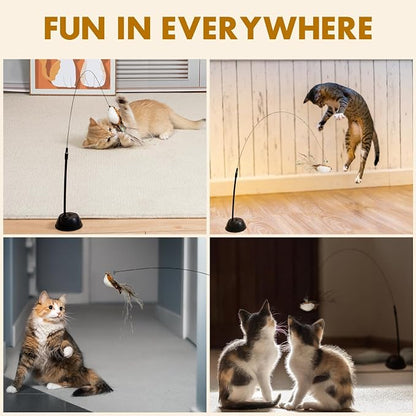 Cat Wand Toys, Interactive Bird Simulation Cat Toy - Image 4