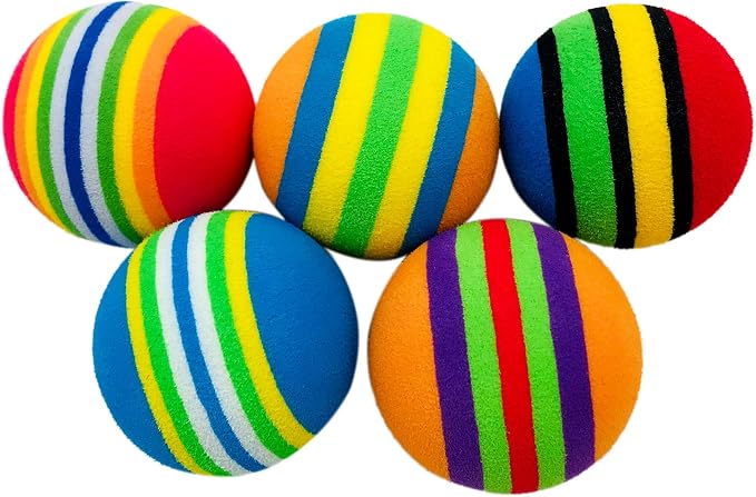PET SHOW 15pcs 1.4" Interactive Cat Toy Balls - Image 2