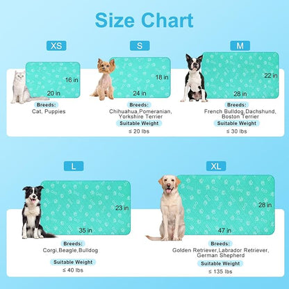 BEAUTYZOO Upgraded Dog Self Cooling Mat Ice Silk Chill Pads - Image 8