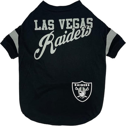 Pets First NFL Las Vegas Raiders T-Shirt Dogs & Cats, Medium. Football Dog by PETSFIRST