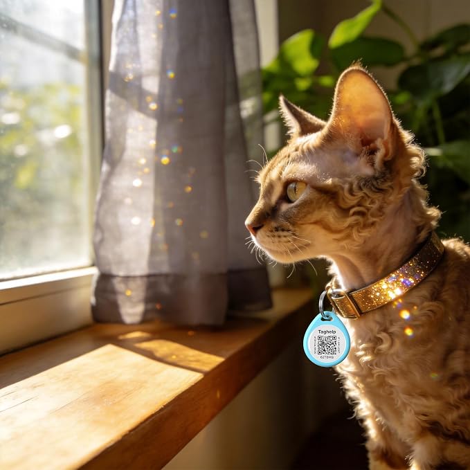 The Multi-Cat Household Kit: 5 Universal QR ID Tags. A Complete Set - Image 7
