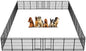 Heavy Duty Dog Playpen: 32 Steel Panels 40" Height, Square Steel Pipe by Committedtobetterpetlife