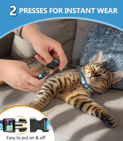 Halypet Cat Harness and Leash Set, Escape Proof Cat Harness, Safe Kitten Harness - Image 7