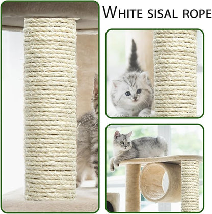 Natural Sisal Rope 1/4 Inch 32-Feet - Image 2