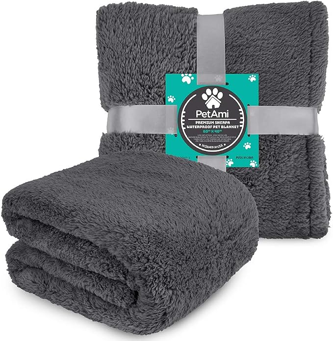 PetAmi Fluffy Waterproof Dog Blanket - Image 7