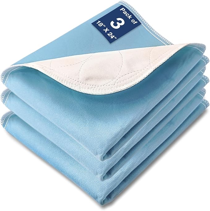 Washable Waterproof Underpads, Car Seat, Wheelchair, Small Size by SOLOSHINE