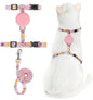 PUPTECK Adjustable Cat Harness and Leash Set Escape Proof Kitten Strap Collar by PUPTECK