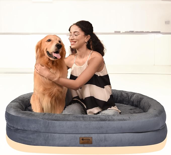 Orthopedic Waterproof Large Dog Bed: Memory Foam Washable Dog Bed - Image 7