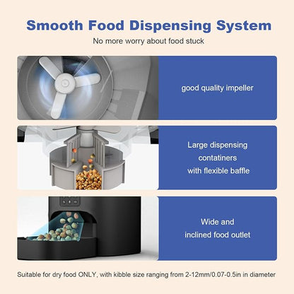 Automatic Cat Feeder, Cat Food Dispenser - Image 6